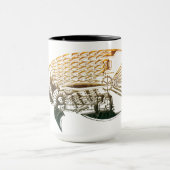 Steampunkの魚のマグ マグカップ (中央)