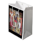 SteampunkのAlina Kolluri著風変わりなペーパー人形の芸術 ミディアムペーパーバッグ (裏面アングル)