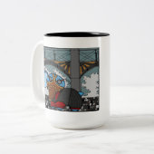 Steampunkのhellephantマグ ツートーンマグカップ (正面左)