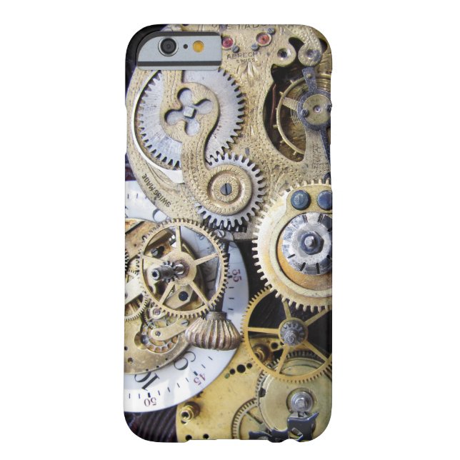 Steampunkのiphoneのためのヴィンテージ壊中時計のギア Case-Mate iPhoneケース (裏面)