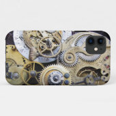 Steampunkのiphoneのためのヴィンテージ壊中時計のギア Case-Mate iPhoneケース (裏面(横))