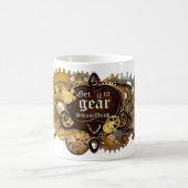 Steampunkはギアのマグのそれを得ます モーフィングマグカップ (中央)