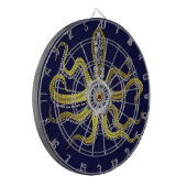 SteampunkはタコKrakenを連動させます ダーツボード (正面左)