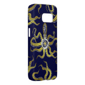 SteampunkはタコKrakenを連動させます Case-Mate Samsung Galaxyケース (裏面/右)