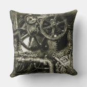 Steampunkは装飾用クッションを連動させます クッション (裏面)