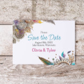 Steampunkをテーマにした結婚式の日付を保存 招待状