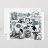 Steampunkカラー化 ポストカード (正面/裏面)