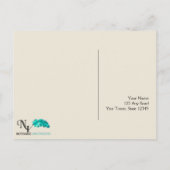 SteampunkカーニバルトップハットRSVPポストカード インビテーションポストカード (裏面)