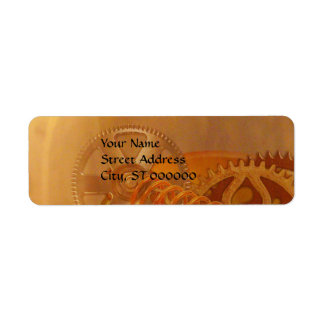 steampunkギアcogs整備士デザイン ラベル