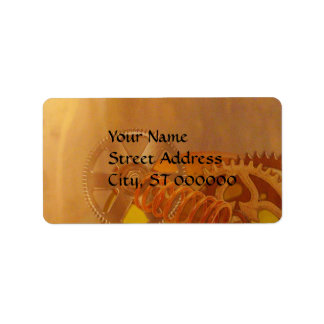 steampunkギアcogs整備士デザイン ラベル