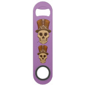 Steampunkスカルイントップハットサンダーコーブ スピード栓抜き (裏面)