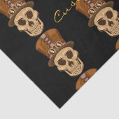 Steampunkスカルイントップハットサンダーコーブ 薄葉紙 (詳細)