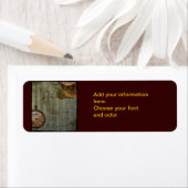 Steampunkタイムマシンラベル ラベル (インサイチュ)