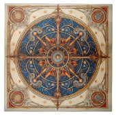 Steampunkタロット星型#2 ID1081 タイル (正面)