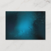 Steampunkターコイズ背景(ギア) アドバイスカード (裏面)