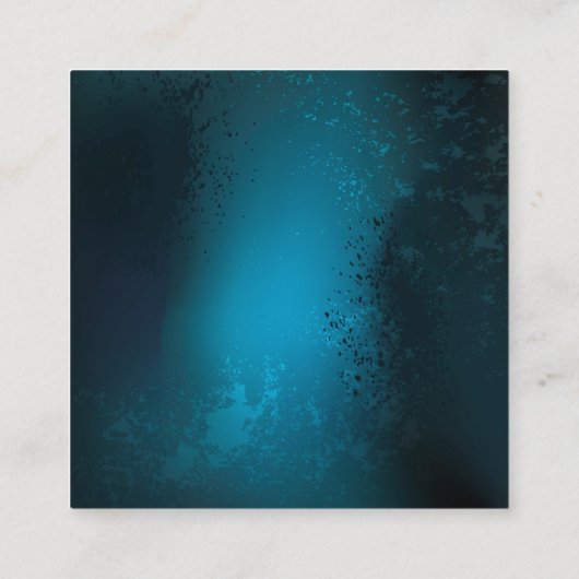 Steampunkターコイズ背景(ギア) エンクロージャーカード (裏面)