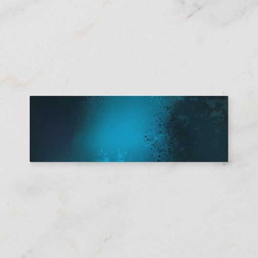 Steampunkターコイズ背景(ギア) コーリングカード (裏面)