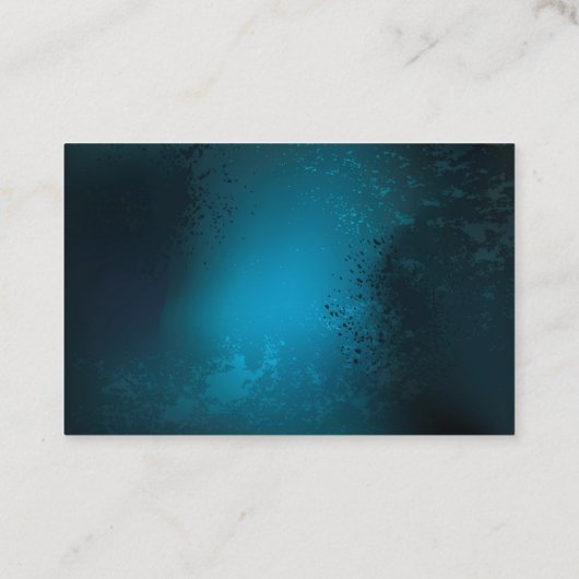 Steampunkターコイズ背景(ギア) 予約カード (裏面)