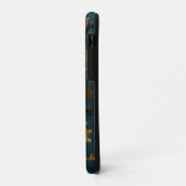 Steampunkターコイズ背景(ギア) Case-Mate iPhoneケース (裏面/左)