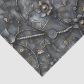 Steampunkデコページ用メタルフラワーパターン 薄葉紙 (詳細)