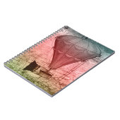 Steampunkバルーンスケッチハードカバーノートブック ノートブック (左側)