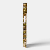 Steampunkパネル – ギアとパイプ – 真鍮 Case-Mate iPhoneケース (裏面 / 右)