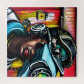 SteampunkヒップホップBotswainアラート ジグソーパズル (横)