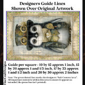 SteampunkビクトリアンベビーペンギンDL3Rデコページ 薄葉紙