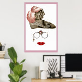 steampunkビクトリアン抽象芸術ポスターFROM 14.99 ポスター (ホームオフィス)