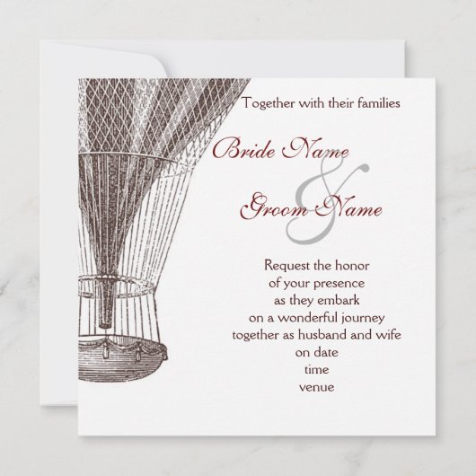 steampunkビクトリアン日付の保存 セーブザデート (裏面)