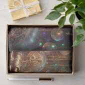 Steampunkビクトリアン Chipmunk Inventorデコページ 薄葉紙 (ギフト)