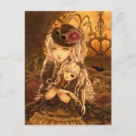 Steampunkファンタジーはがき – なし ポストカード
