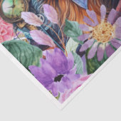 Steampunkフローラアップ（背景を追加） 薄葉紙 (詳細)