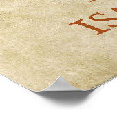 SteampunkフローラレターIポスター ポスター (角)