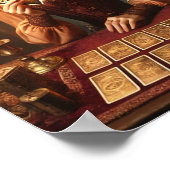 Steampunkポスター46,時計仕掛けタロットリーダ ポスター (角)