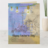 Steampunkメカニカルエジソン電球アーキテクト カード (正面)