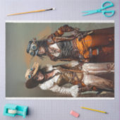 Steampunkレディースデュオギアとグルーブデコページ 薄葉紙 (クラフト)