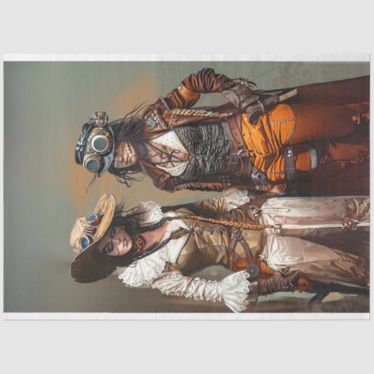 Steampunkレディースデュオギアとグルーブデコページ 薄葉紙 (正面)