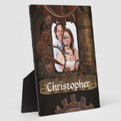 Steampunk写真の背景 フォトプラーク (側面)