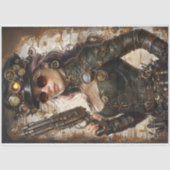 Steampunk女性機械要素の切り離し 薄葉紙 (正面)