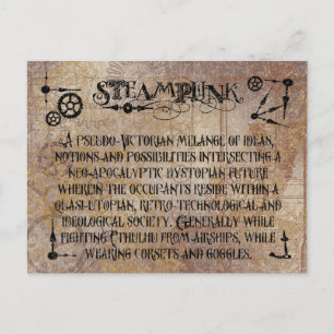 Steampunk定義 ポストカード