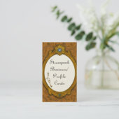 Steampunk宝石鍵名刺 名刺 (スタンド正面)