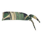 Steampunk工業用グリーンクロックギア タイヘッドバンド (回転90)