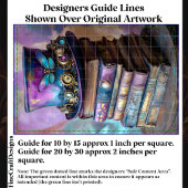 Steampunk帽子&ファンタジーブックCZ5Lデコページ 薄葉紙