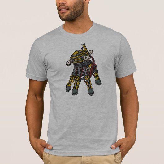 Steampunk手のV首 Tシャツ (正面)