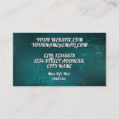 Steampunk拡大鏡の時計加工ギア 名刺 (裏面)