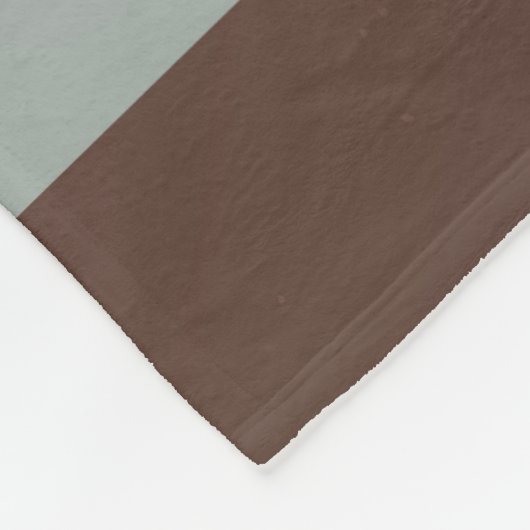 Steampunk時計とターコイズバラオンストライプの フリースブランケット (角)