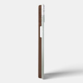 Steampunk時計とターコイズバラオンストライプの Case-Mate iPhoneケース (裏面 / 右)