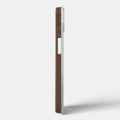 Steampunk時計とターコイズバラオンストライプの Case-Mate iPhoneケース (裏面 / 右)