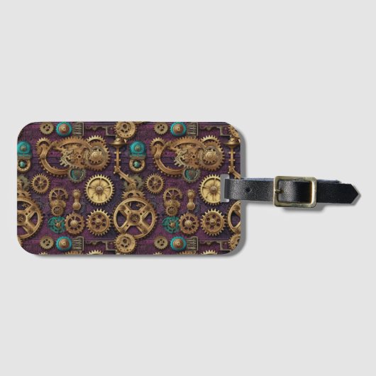 Steampunk機械ラゲッジタグ ラゲッジタグ (正面横)